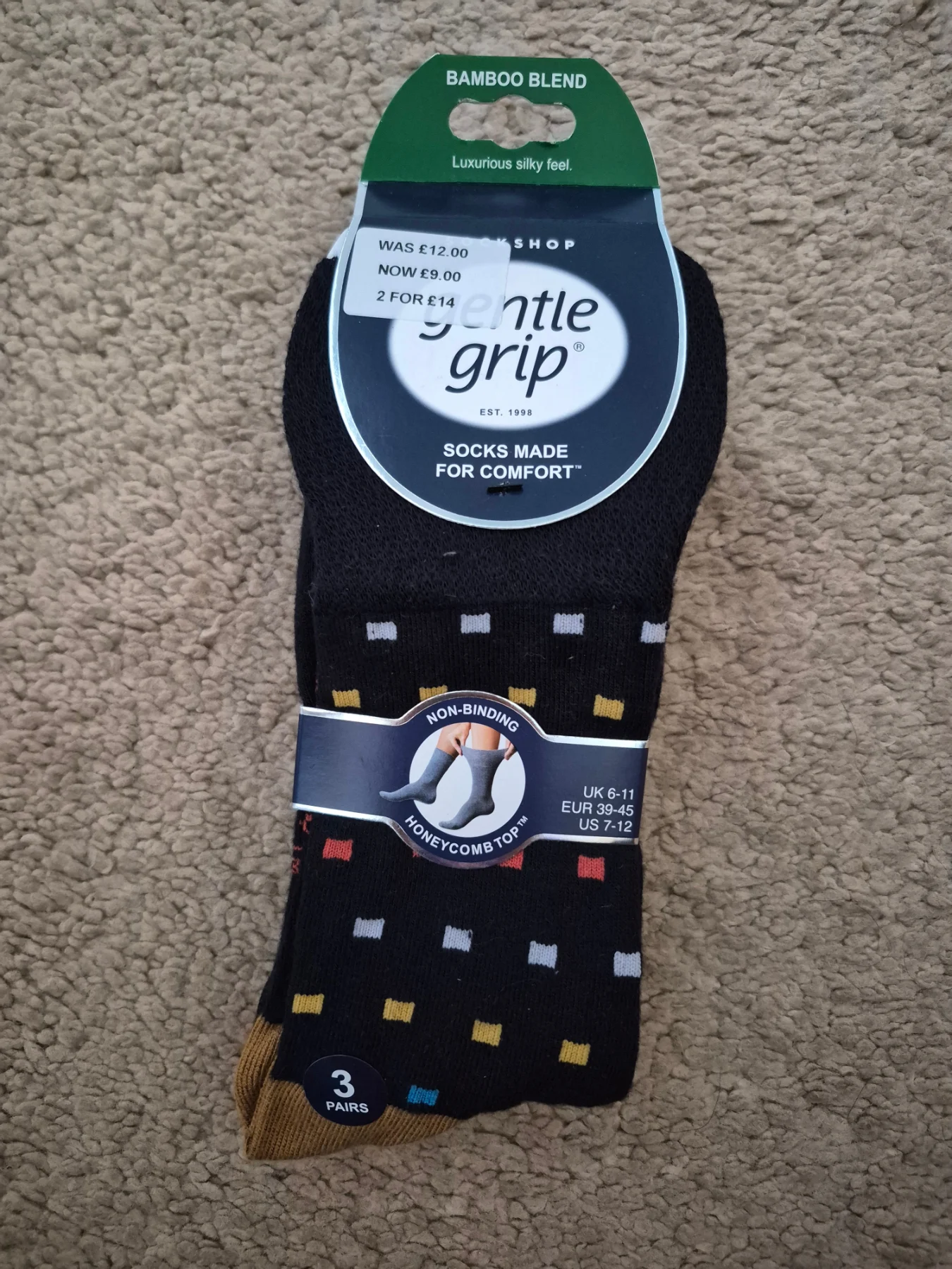 Sockshop bamboo mens socks