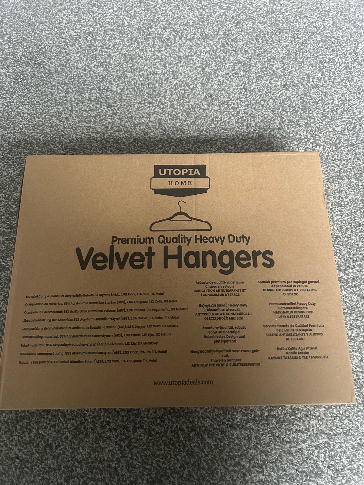 Velvet Hangers Black 20 Pack