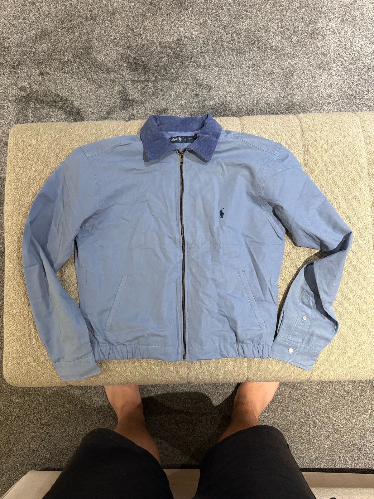 Upcycle Ralph Lauren Harrington Style Jacket - Size S