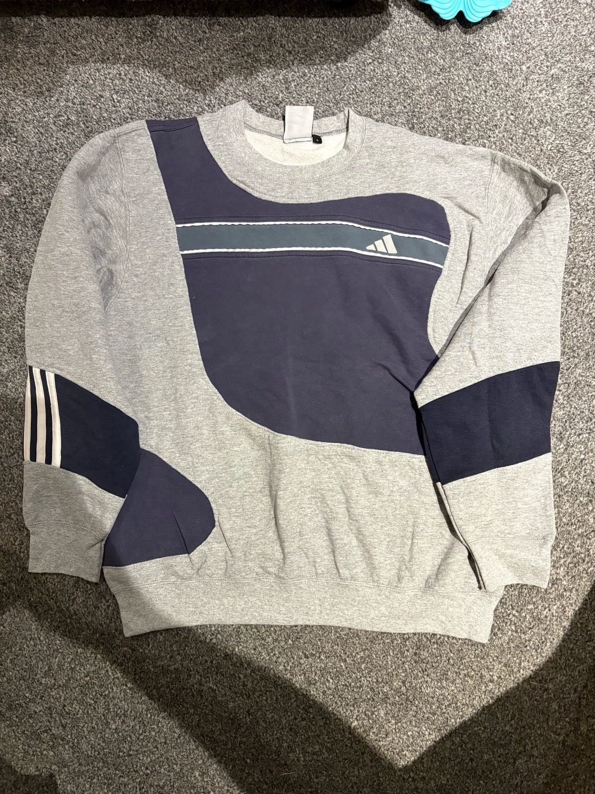 Upcycled Adidas Sweatshirt - Size L