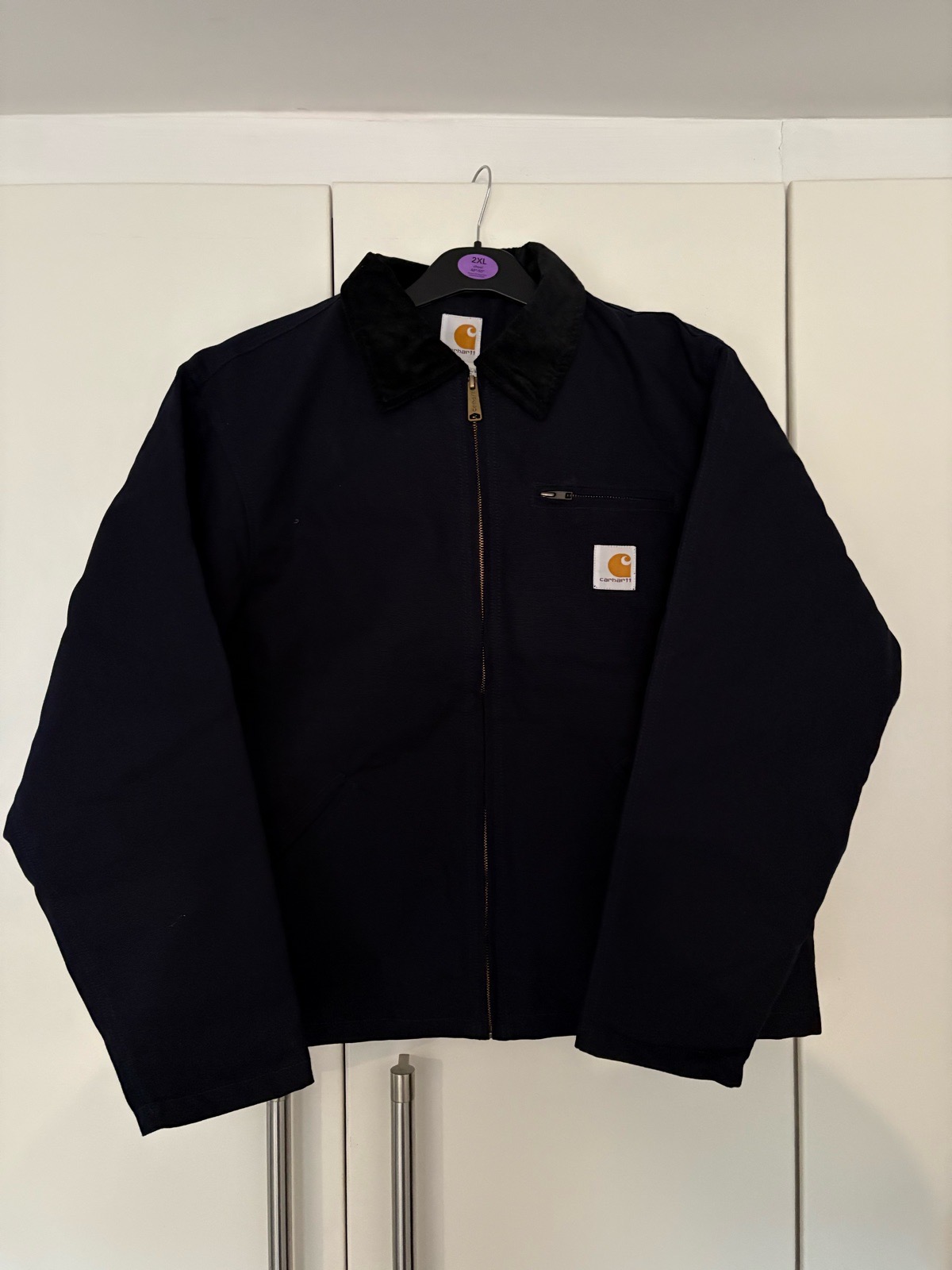 Reworked Carhartt Detroit Style Jacket - Size L