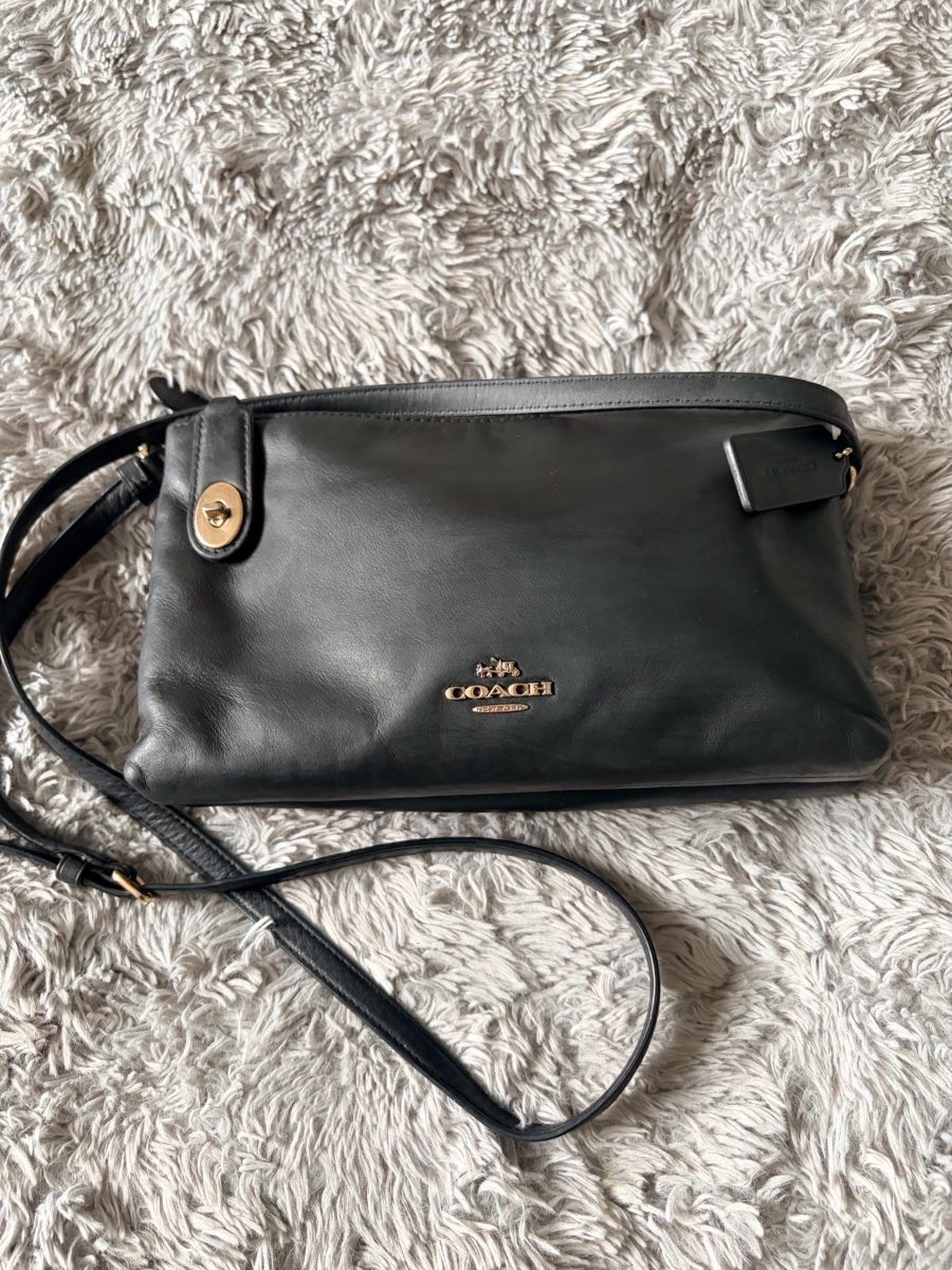 Coach soft leather crossbody bag