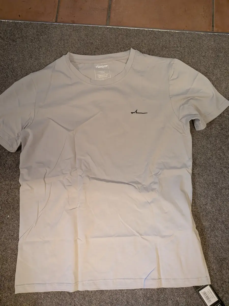 BNWT Forza Men's Premium T-Shirt - Size Small - Cloud Grey Athletic/Casual