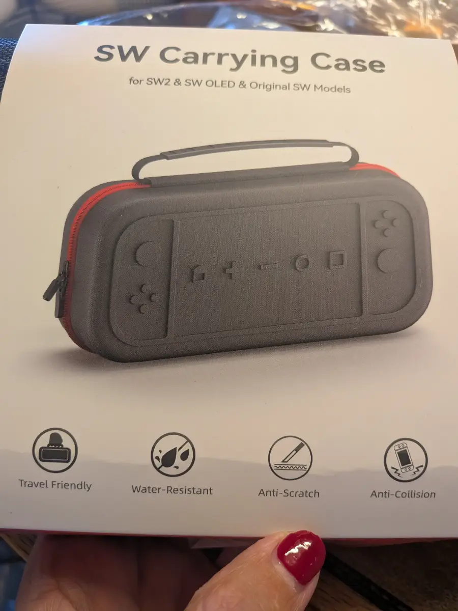 Premium Hard Shell Nintendo Switch Carrying Case (Fits Switch 2, OLED, Original) - Brand New