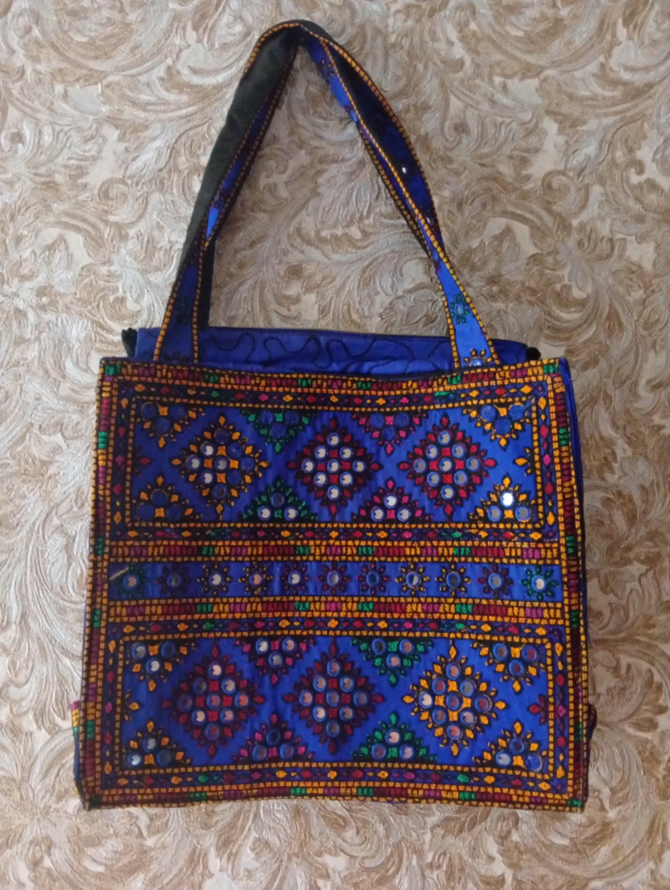 Women's double handle hand bag