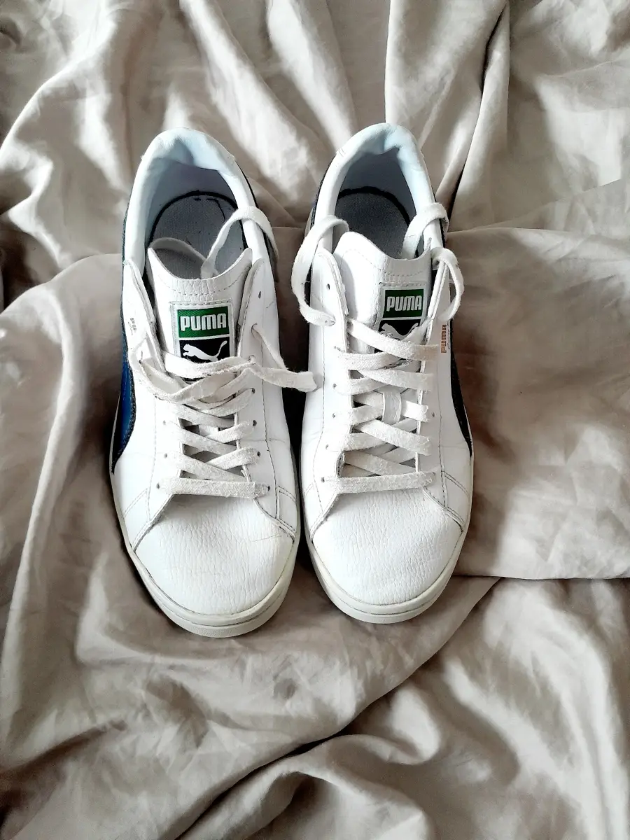size 7 puma white trainers
