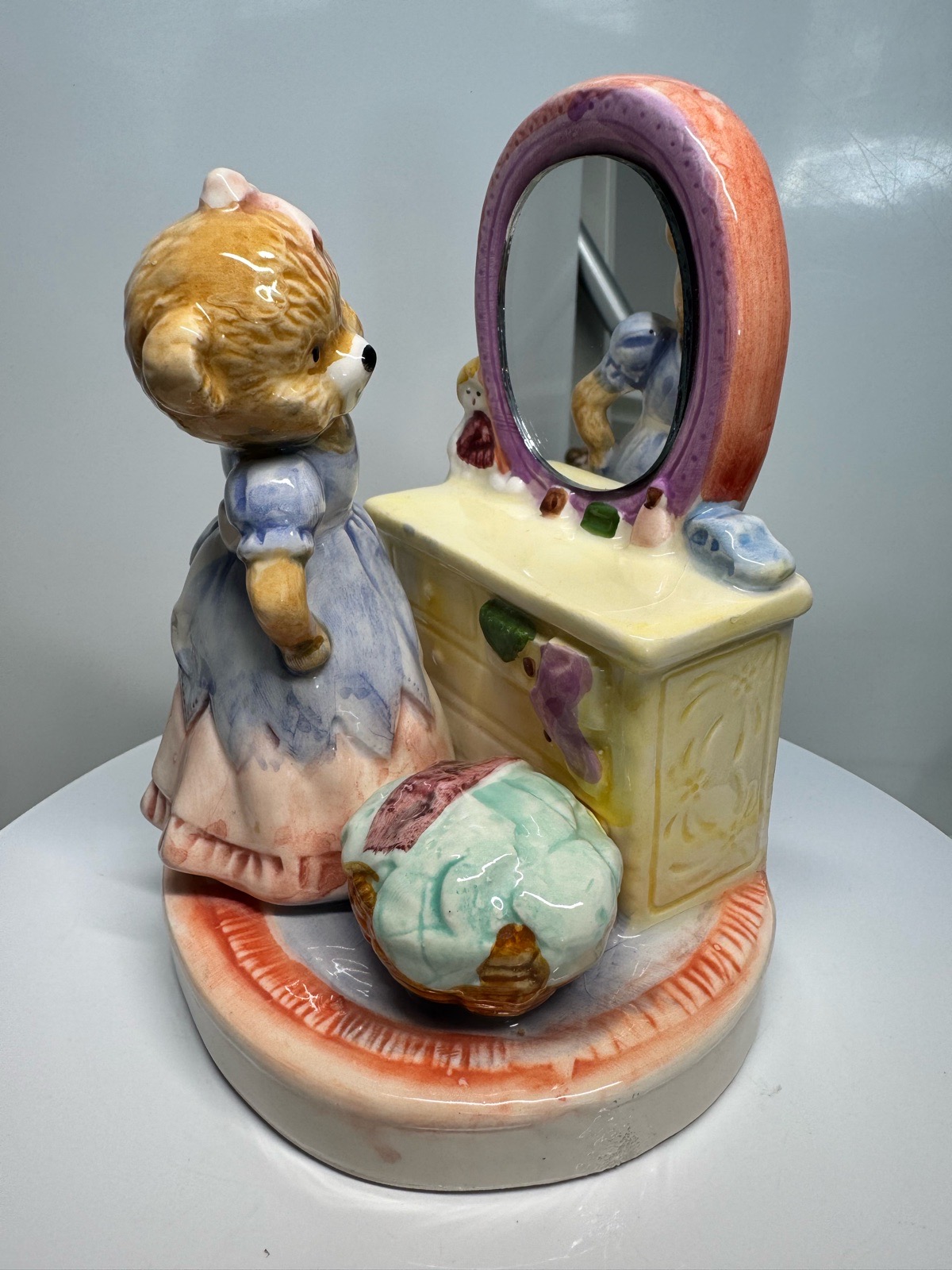 Leonardo Collection Teddy Bear Dressing Table Mirror Figurine