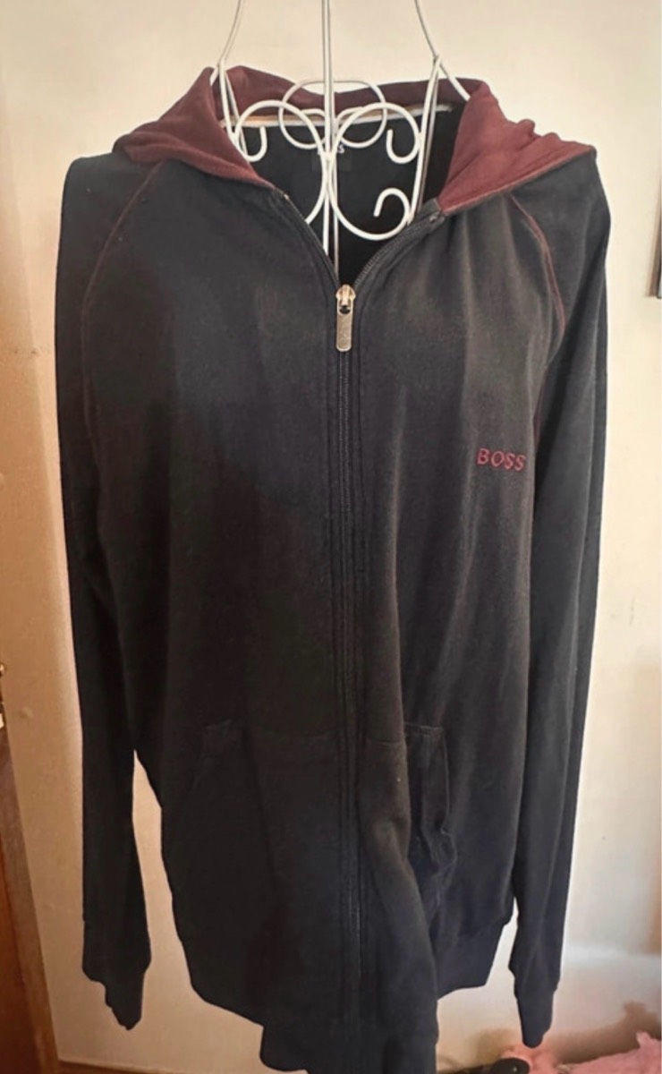 Navy Blue Hugo Boss Zipper Large