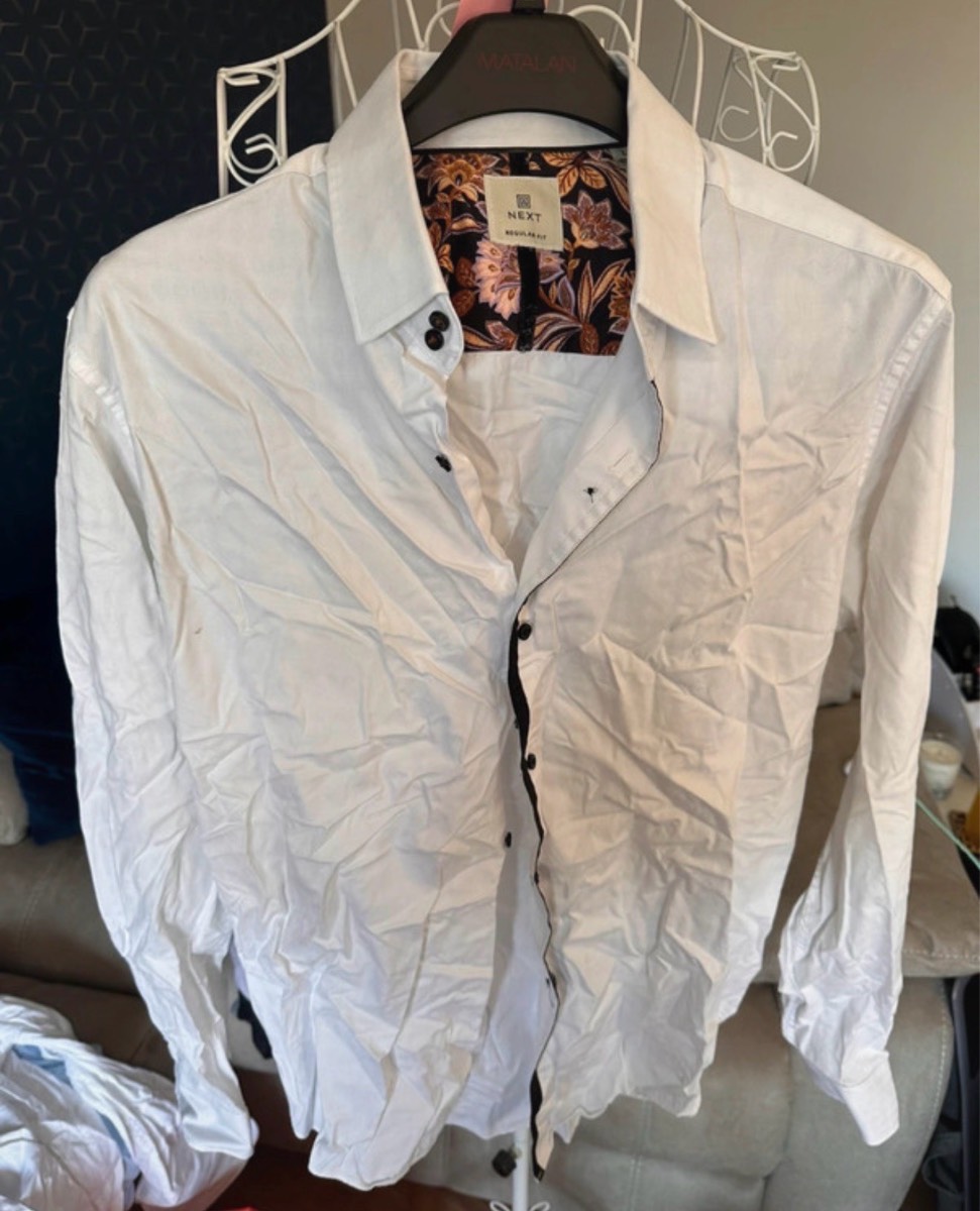 White Next Shirt Size Large