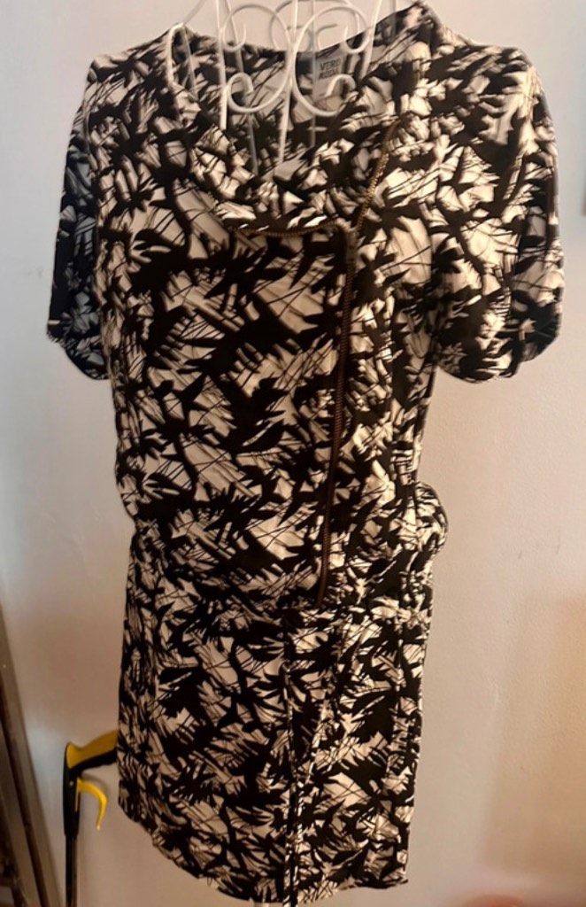 Vero Moda Black and White Dress Size Small/10