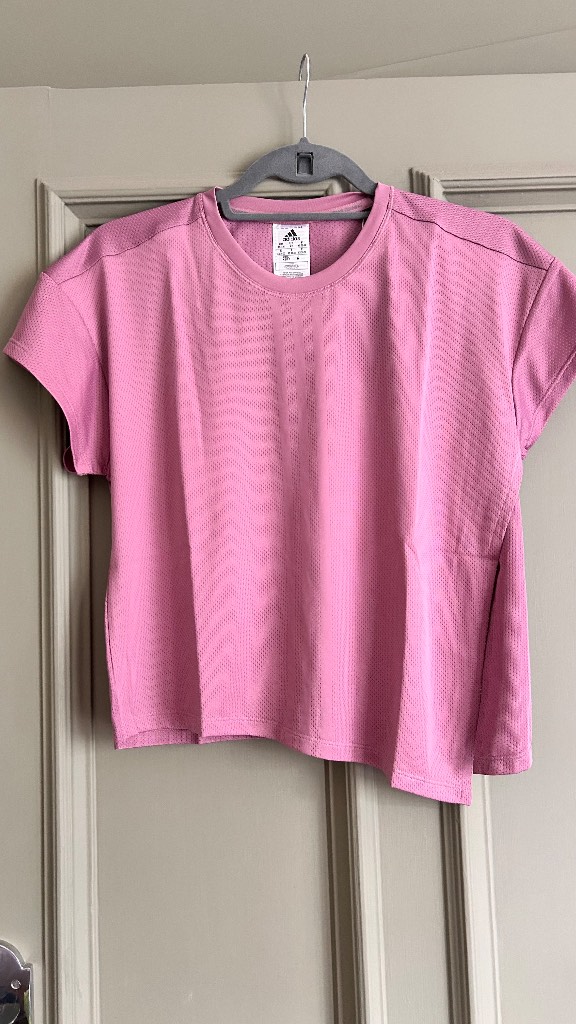 Adidas Women's HIIT Qb Tee T-Shirt, Pink, Size XS. Gym, New