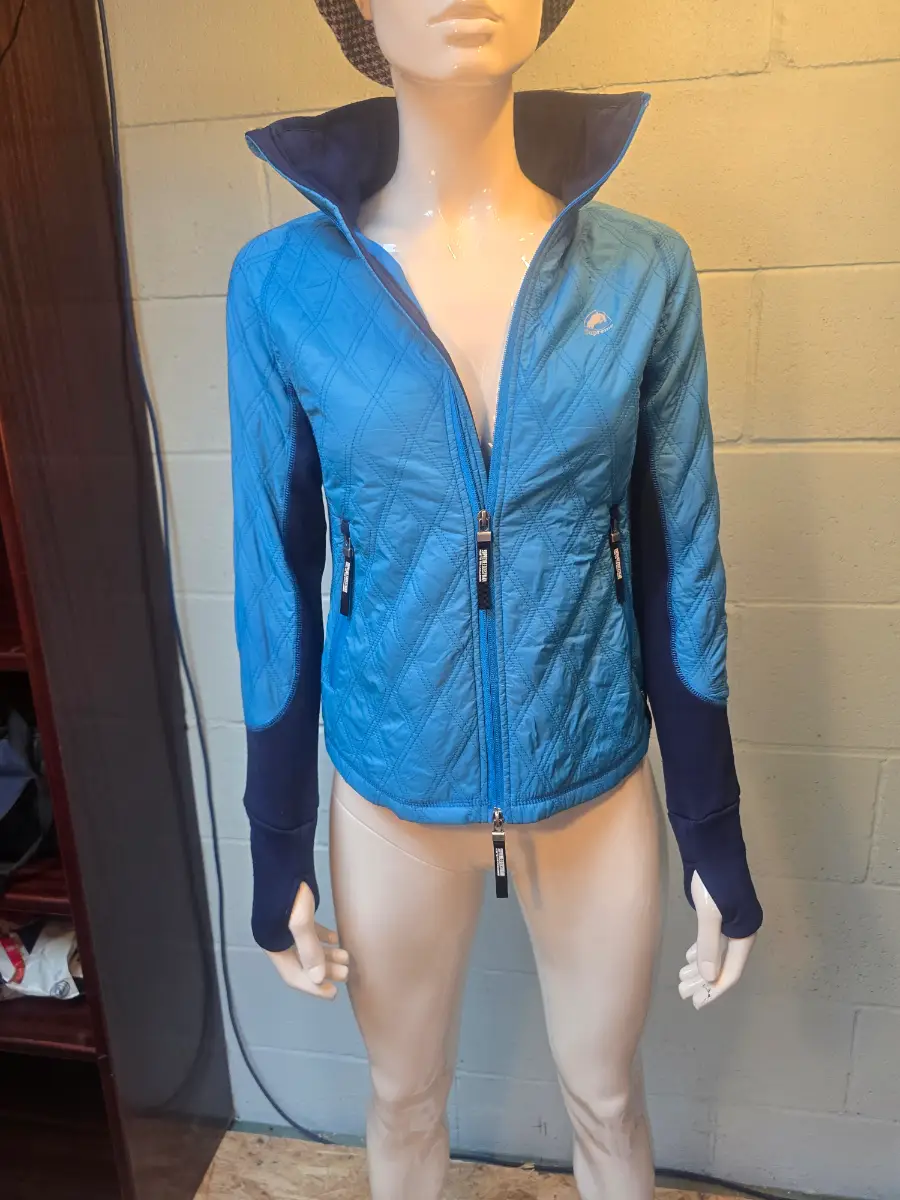 blue Horze Supreme Zoe ladies lightweight quilted jacket Size M