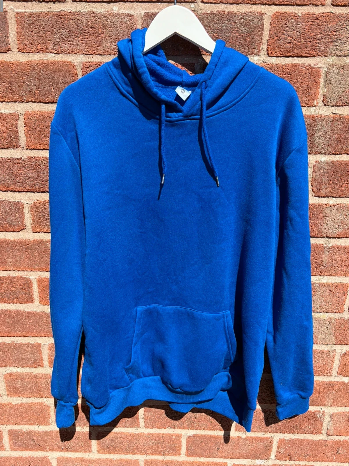 News Cosmic space casual chill hoodie blue patterned men’s XL