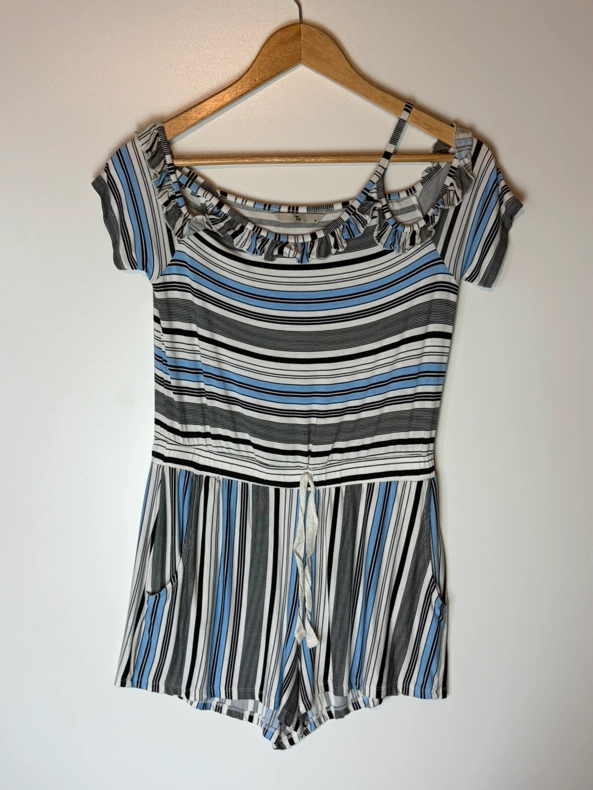 Tu jumper play suit striped summer wear women’s uk 8