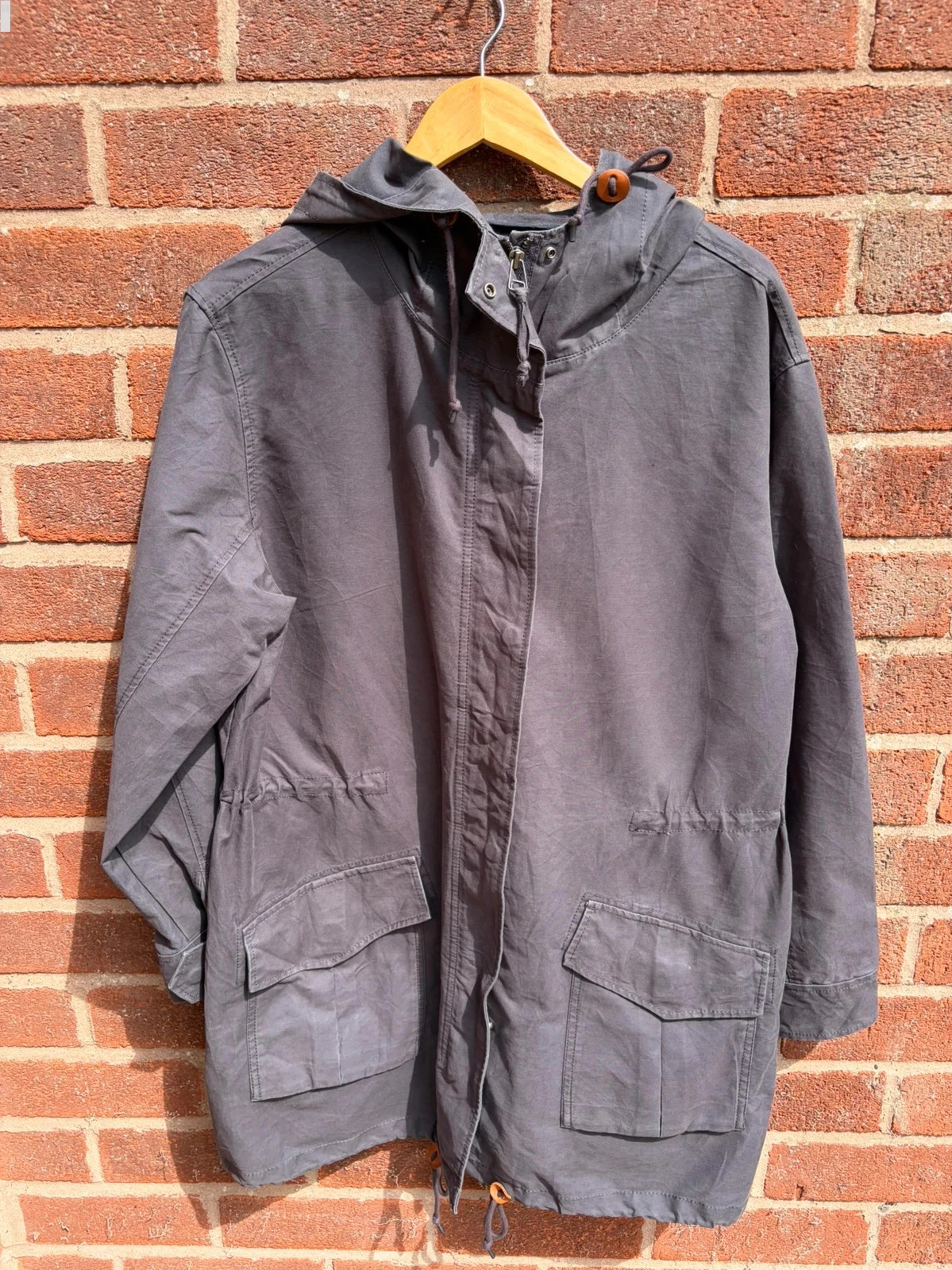 Abercrombie and fitch windbreaker raincoat women’s peacoat