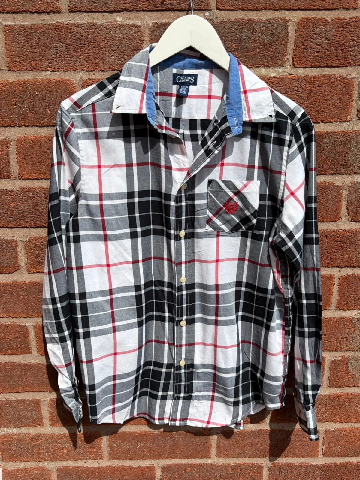 Chaps Ralph Lauren striped checked boys XL
