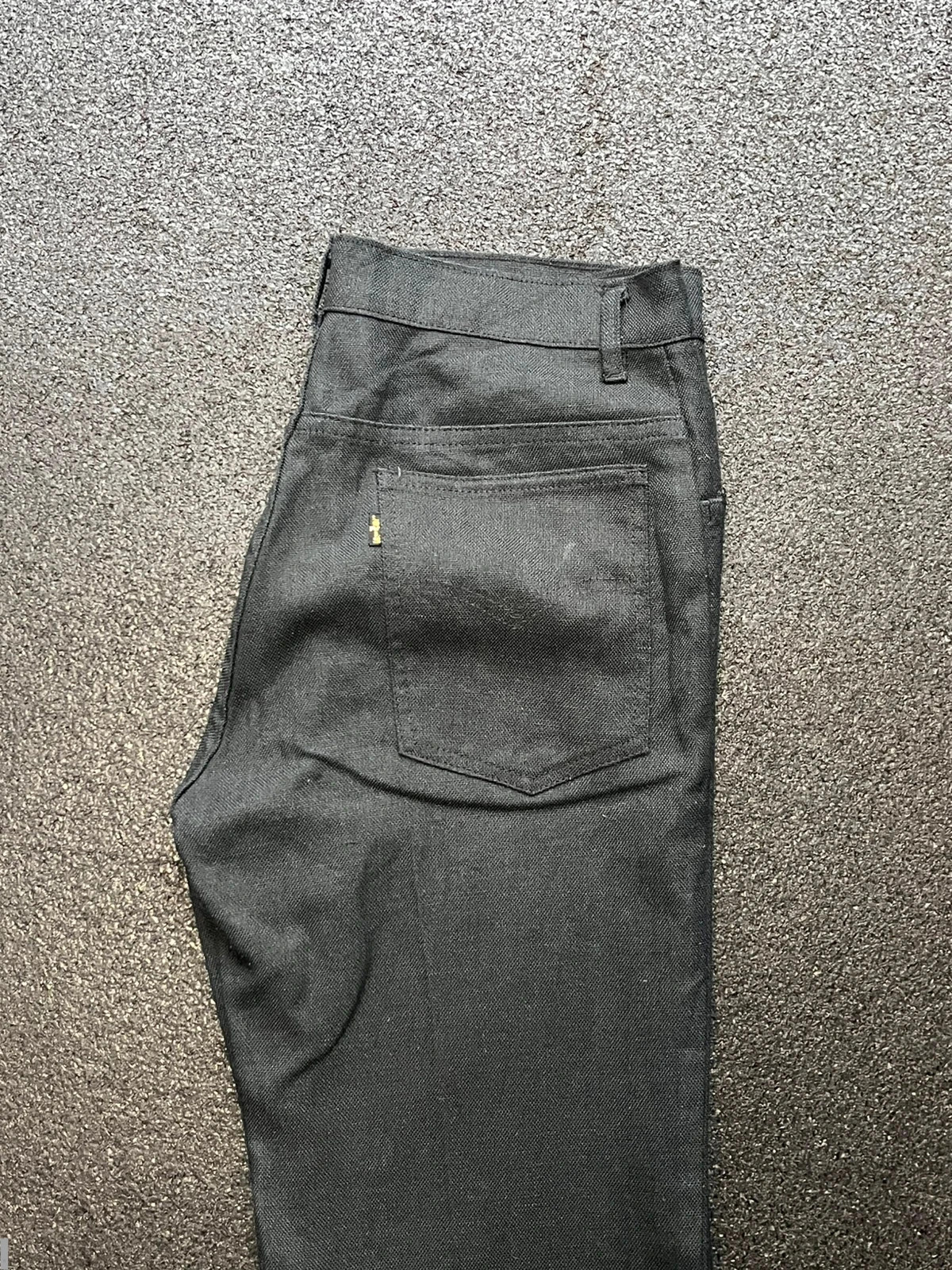 Levi’s black chino high rise straight bootcut workwear women’s uk 10 W28 L30