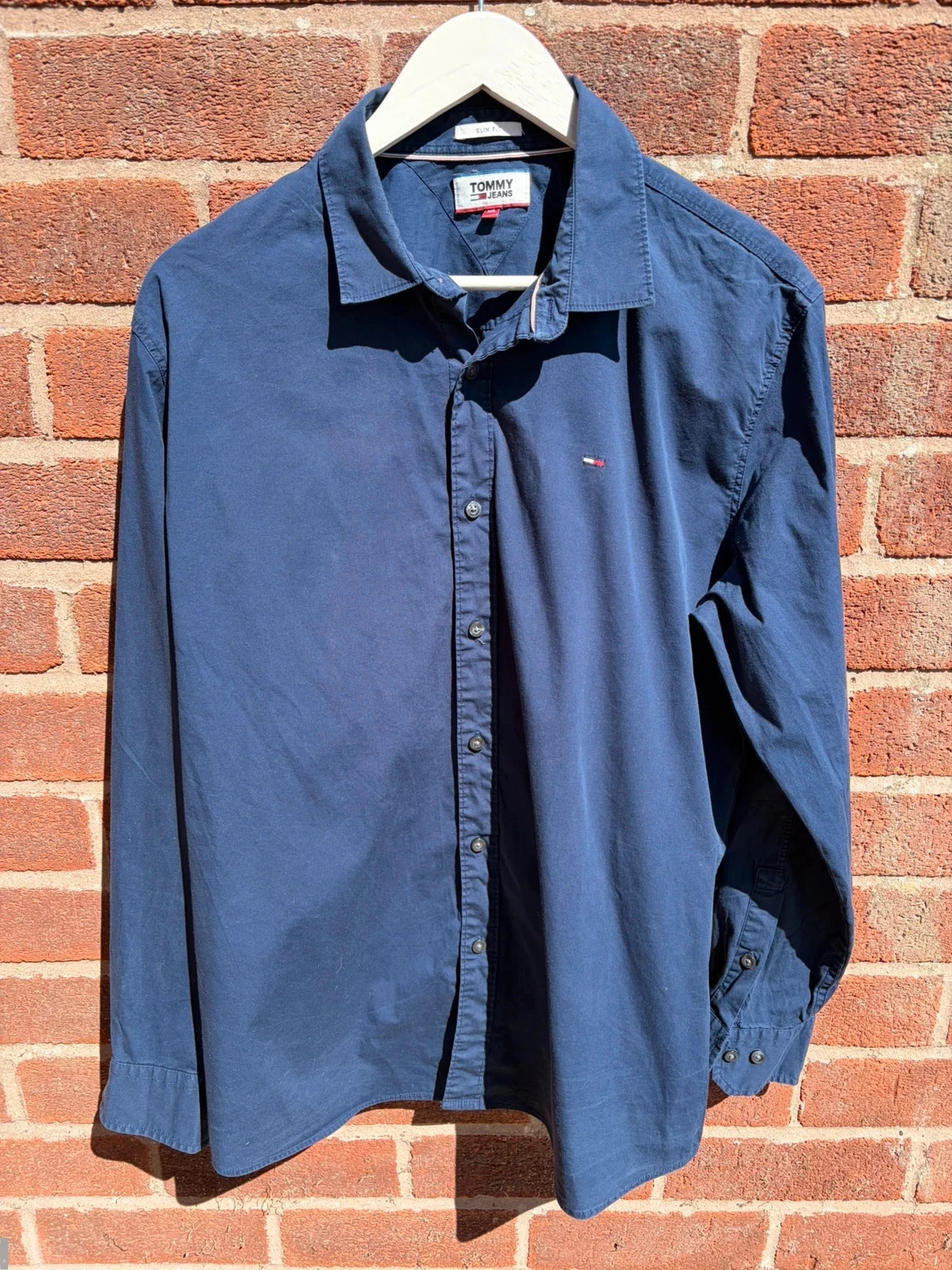 Tommy jeans plain navy shirt men’s XL