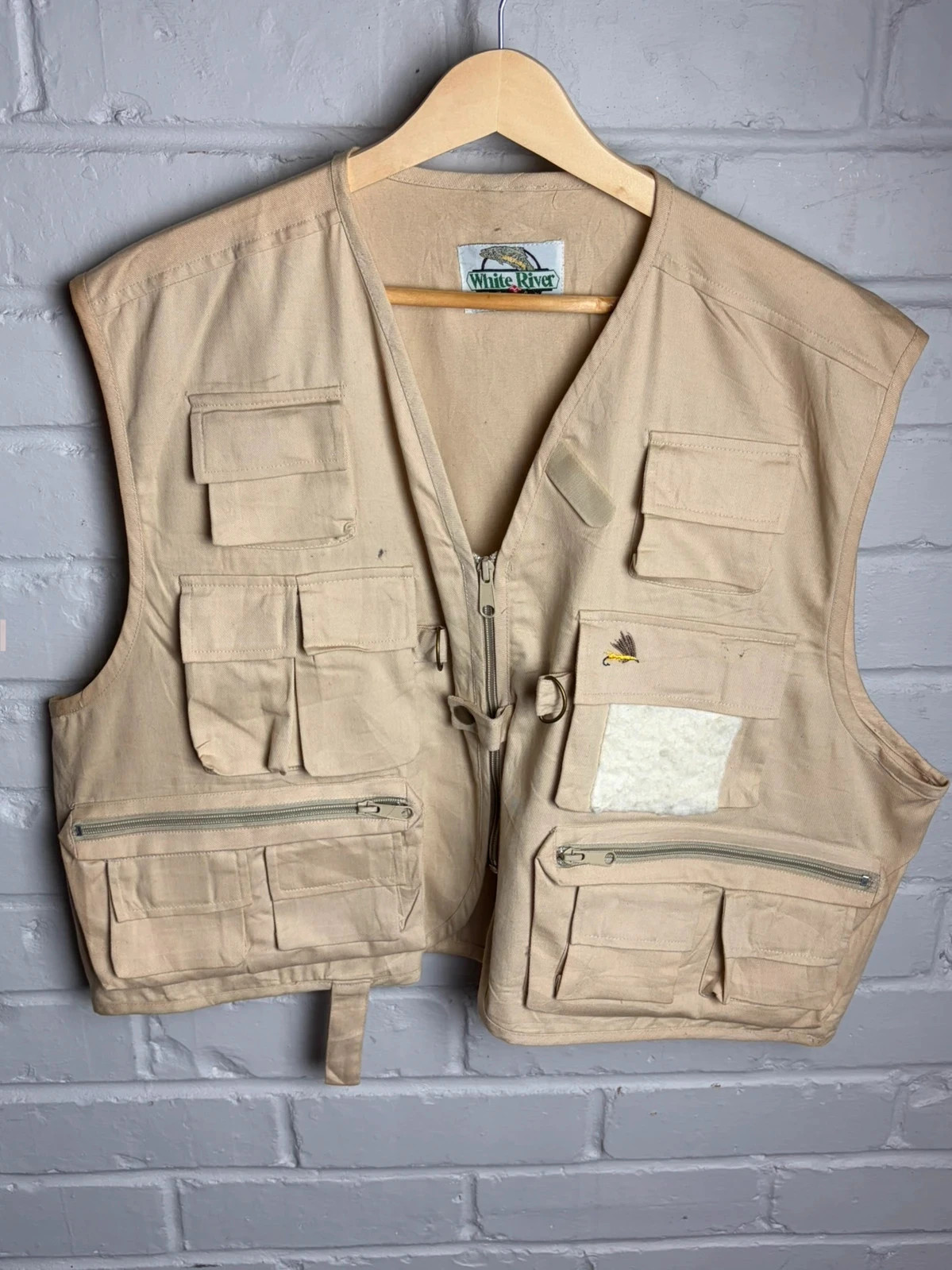 White river tactical utility vests beige men’s XL