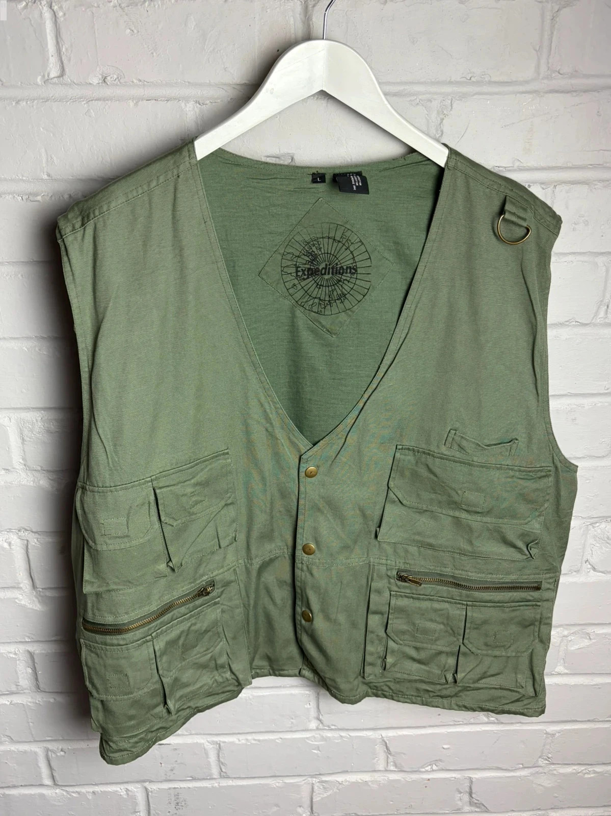 Expeditions Tactical utility vests Green khaki mens large