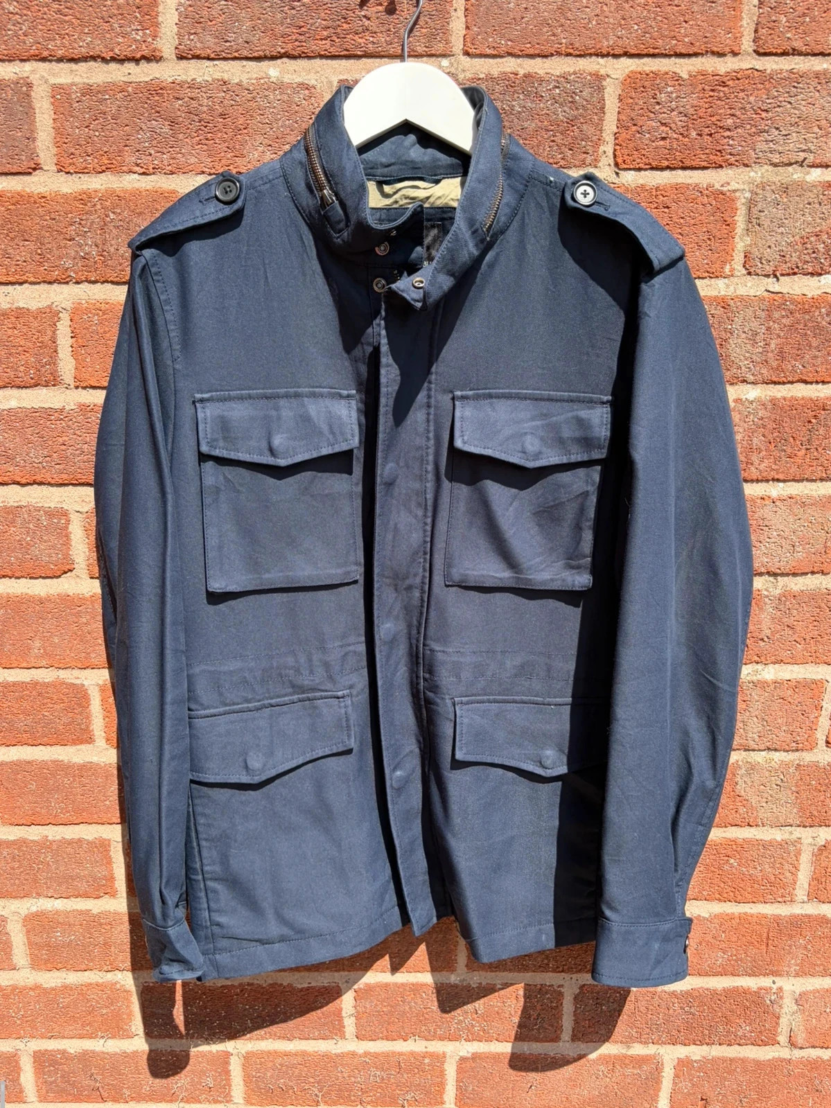 Banana republic navy Harrington jacket windbreaker men’s small