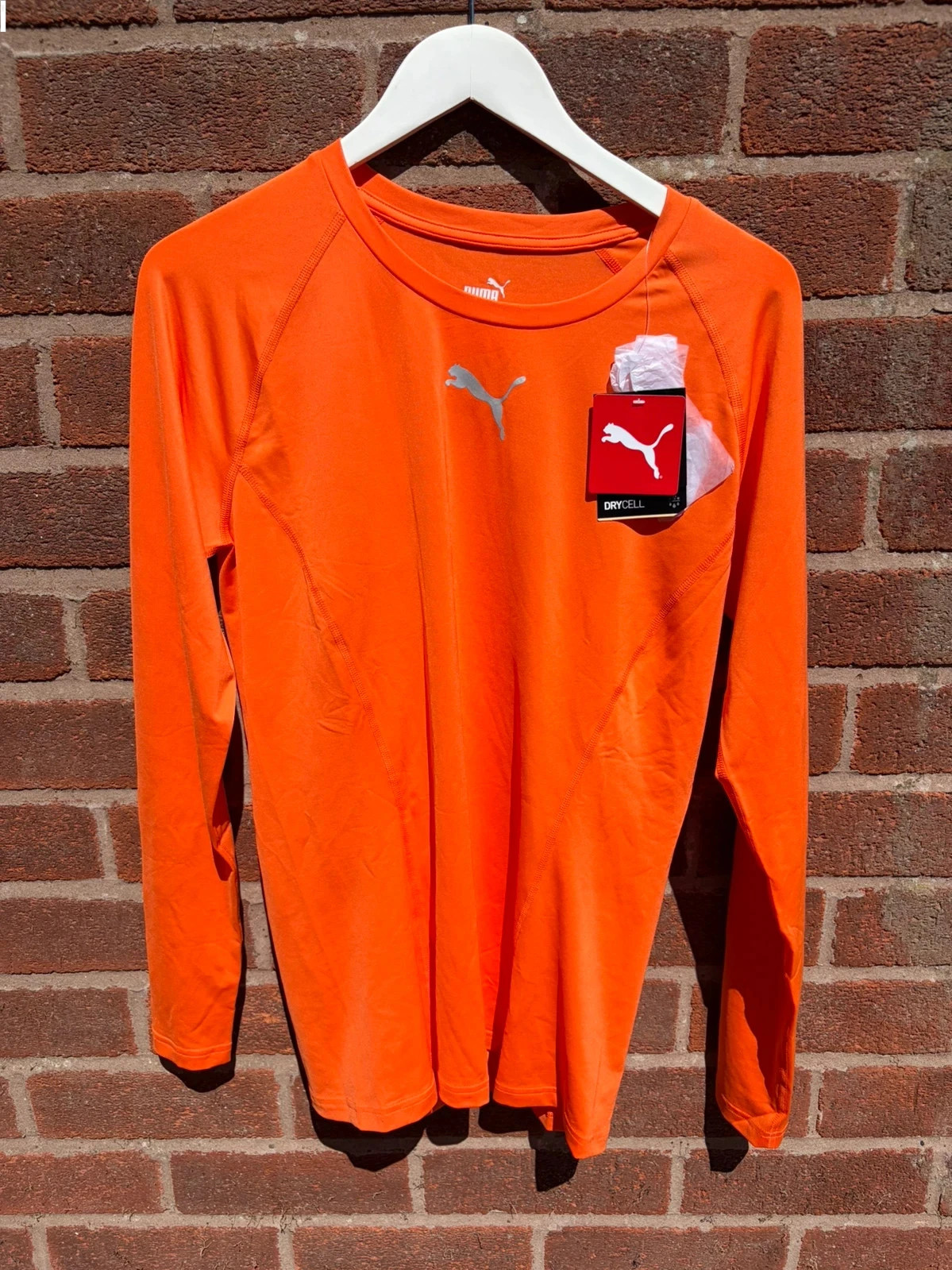 Puma dry cell base layer tee golden poppy men’s XL