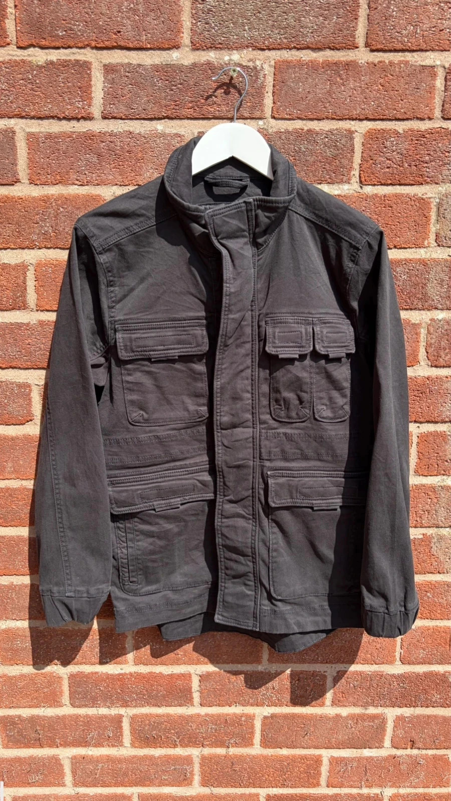 Hollister epic flex Harrington style windbreaker black men’s XS