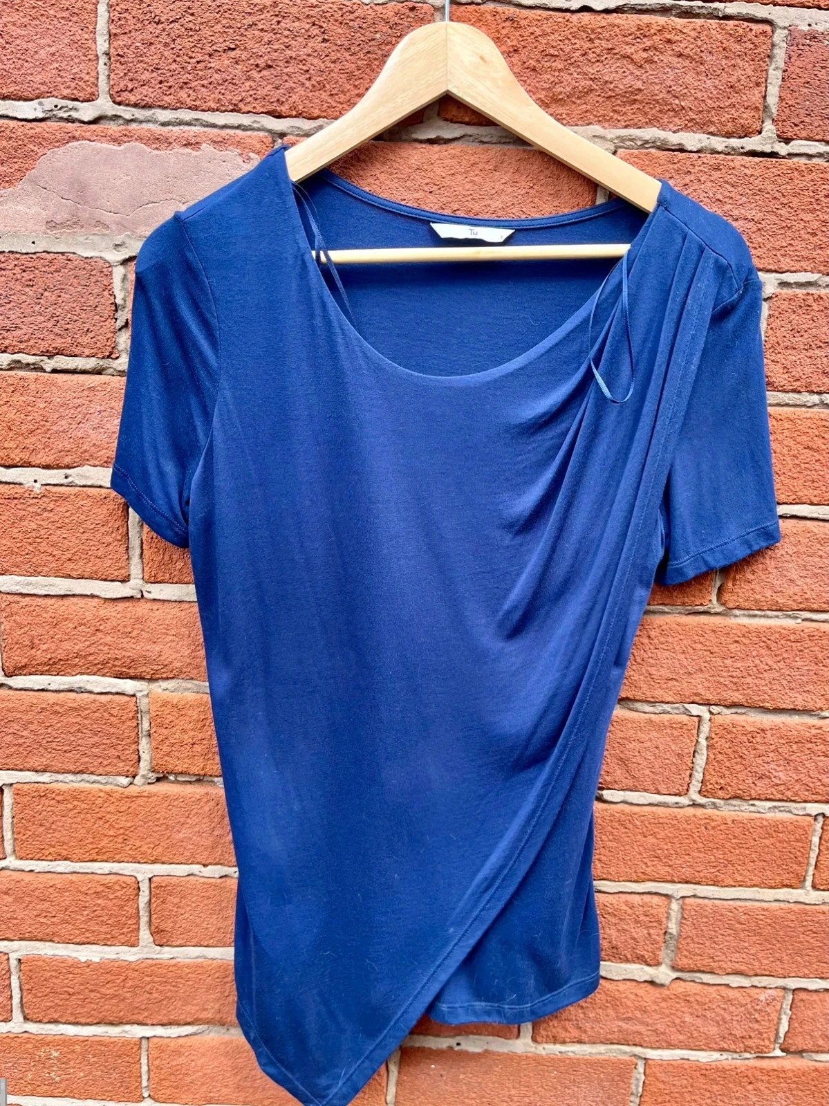 Tu drape dress tunic style women’s blue womens size 8