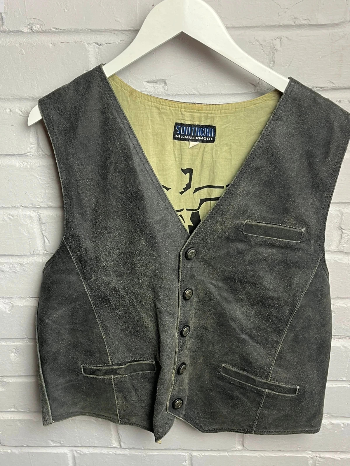 Southead manner mode genuine leather Waist coat women’s medium