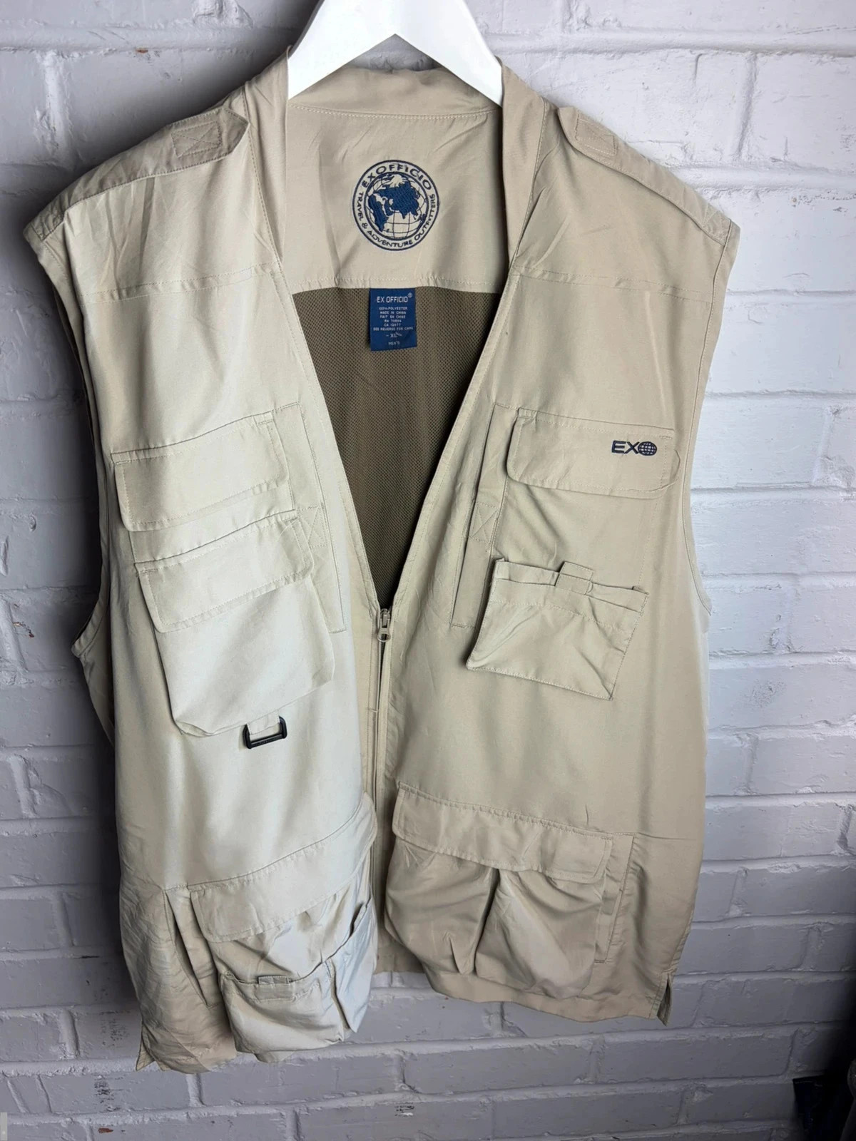 Ex officio tactical utility mesh vest beige men’s XL