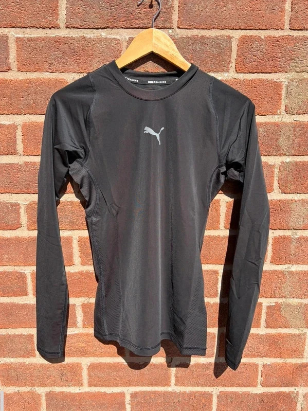 Puma Exo -adapt LS T-shirt drycell black training wear men’s small