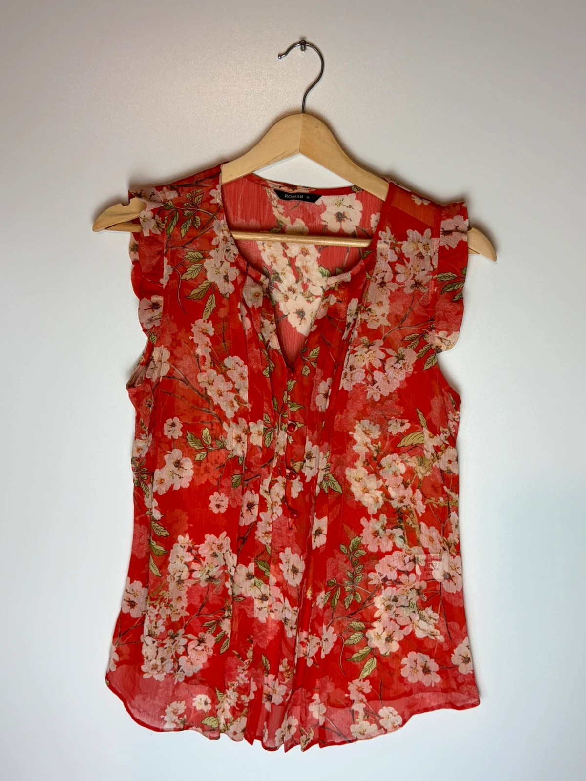 Roman floral shirt women’s uk 10