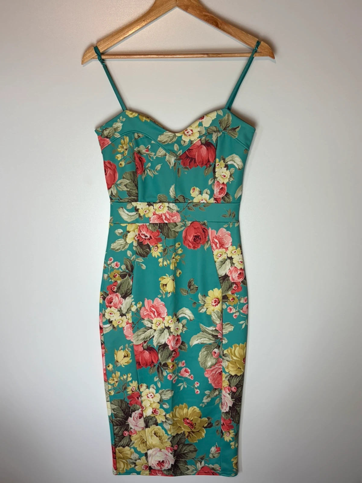 Glamour Babe flower print dress uk 10