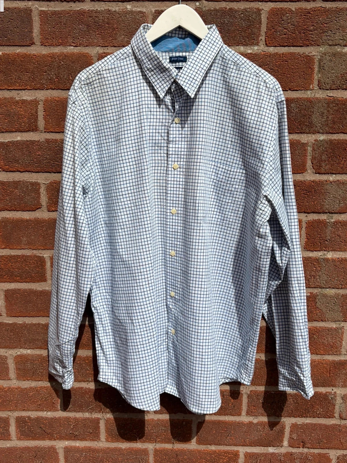 Chaps Ralph Lauren blue checked shirt men’s XL