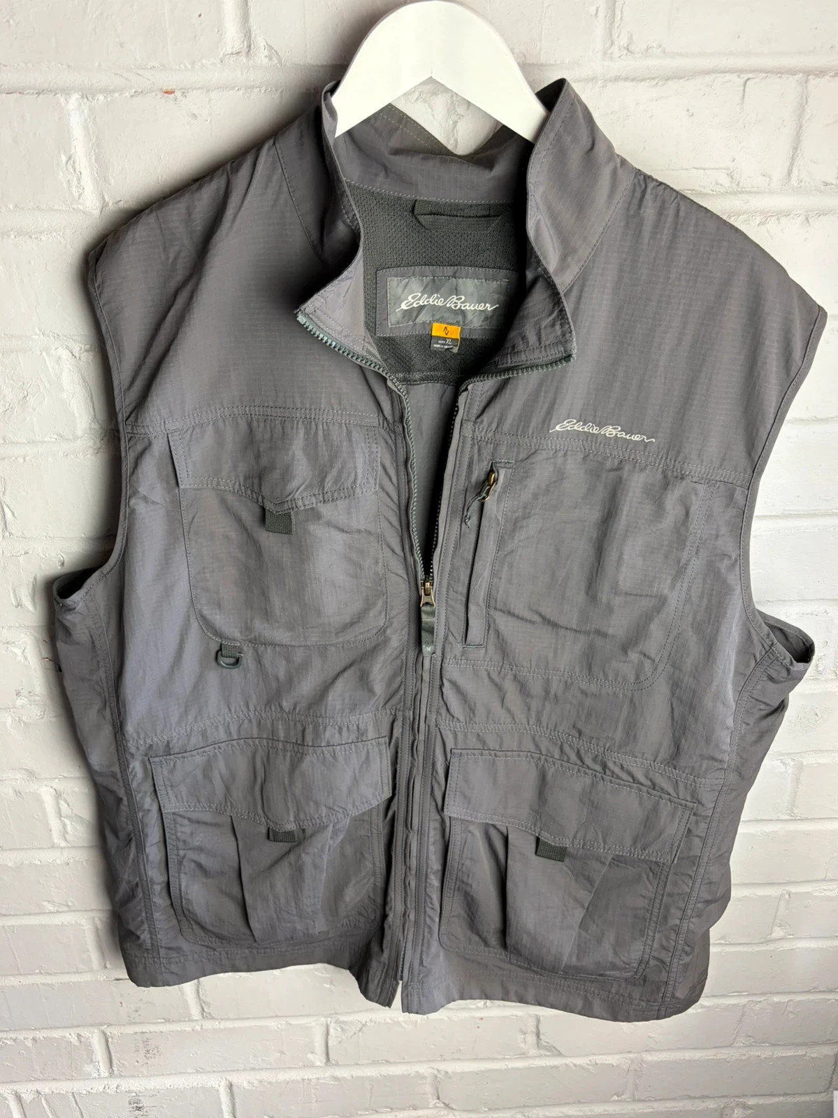Eddie Bauer travex tactical utility vest grey men’s XL