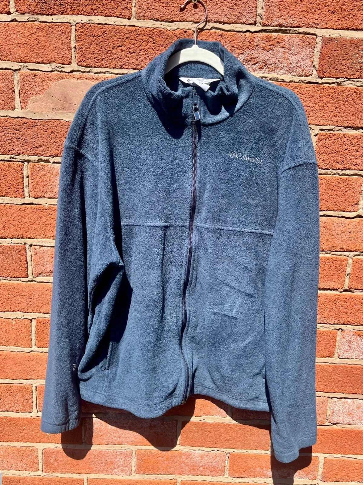 Columbia fleece / blue/ thermal windbreaker men’s XL
