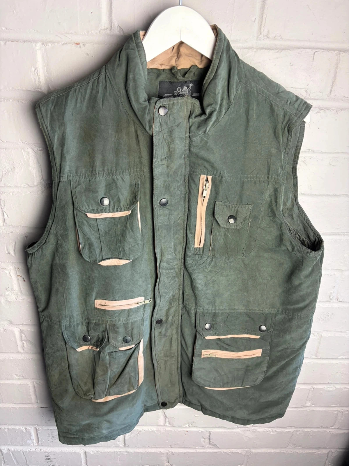Jackdaw tactical utility vest green mens XL