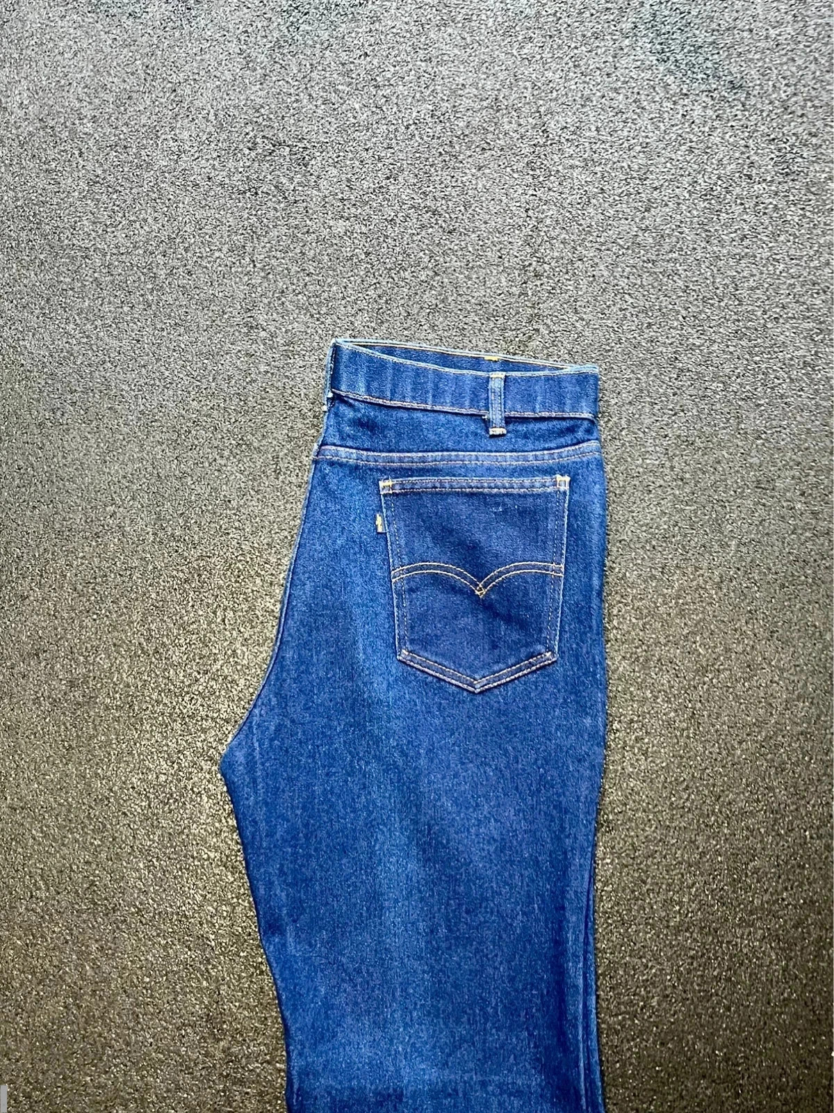 Levi’s 547 blue stretchy flared leg fit womens uk 18 W38 L32 jeans