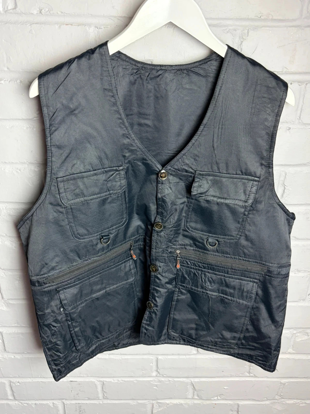 utility tactical vest black men’s medium