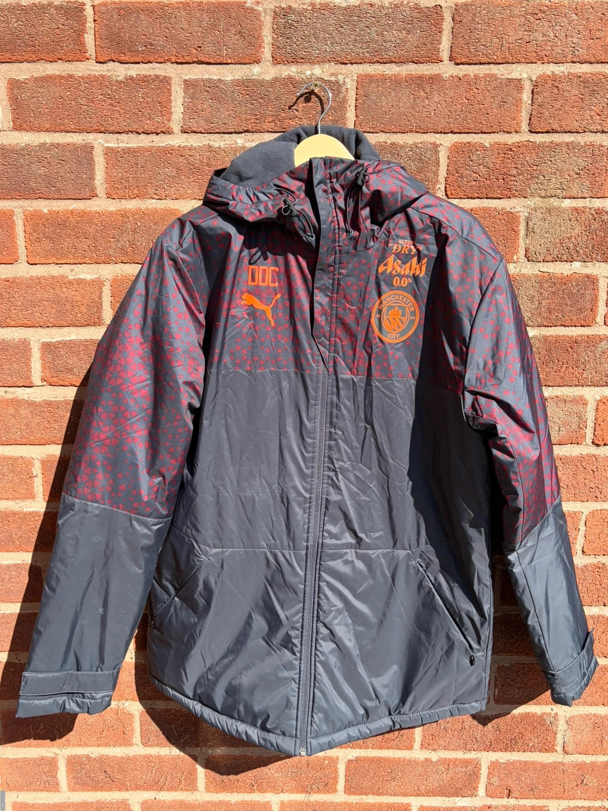 MCFC Doc official players waterproof jacket men’s medium