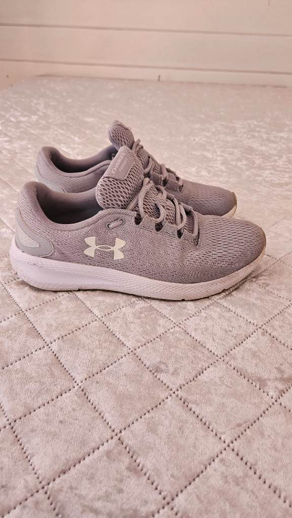 Under Armour Charged Pursuit 3 Running Shoes – Grey – UK Size 5 / EU 38.5