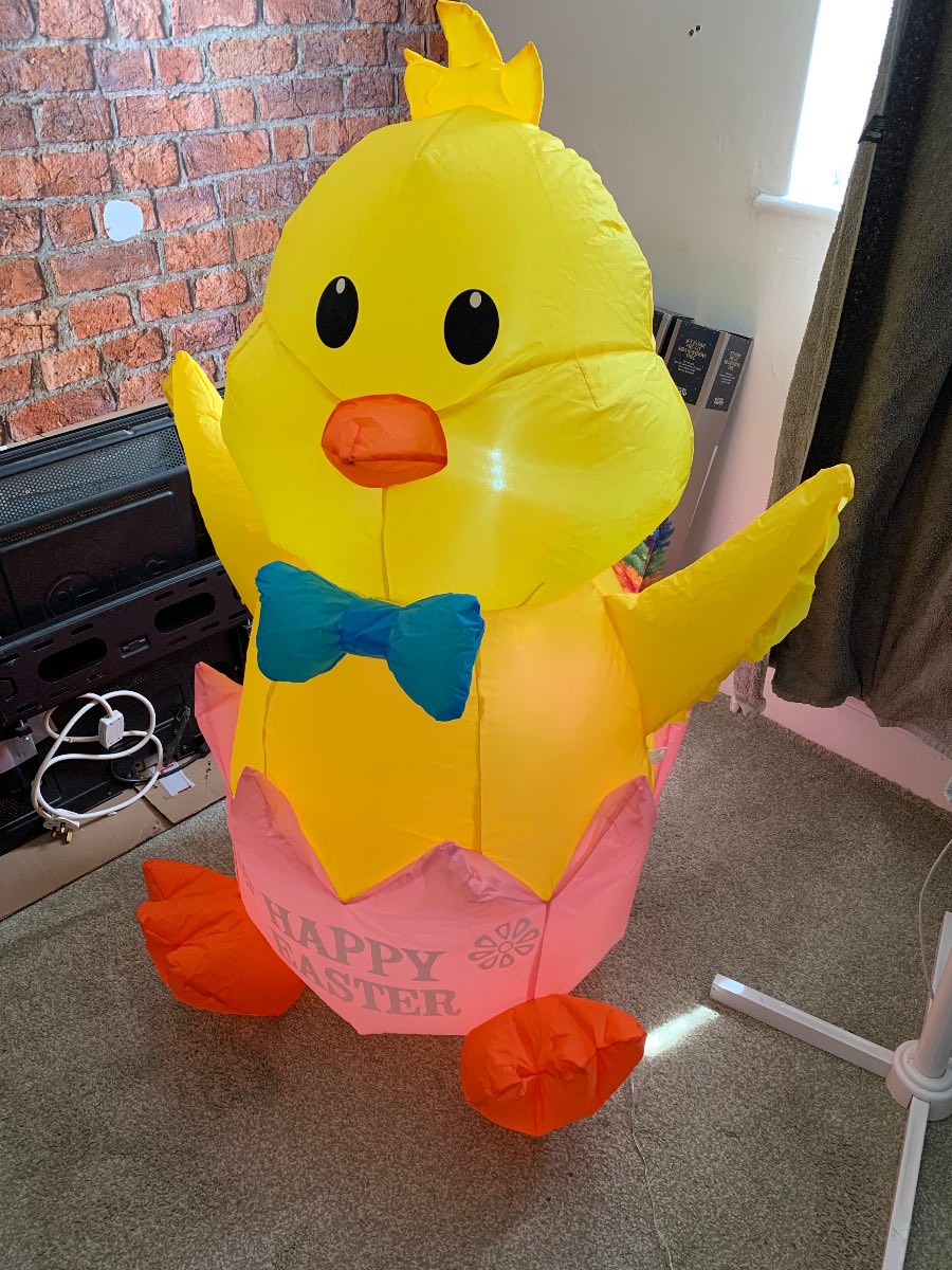 Inflatable chicken