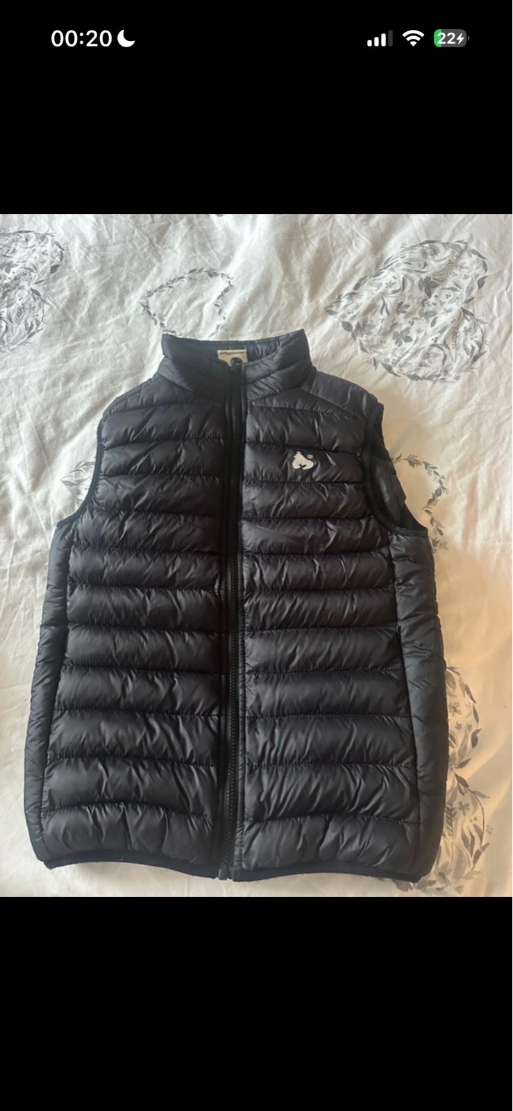 MONEY Clothing Black Padded Gilet – Excellent Condition