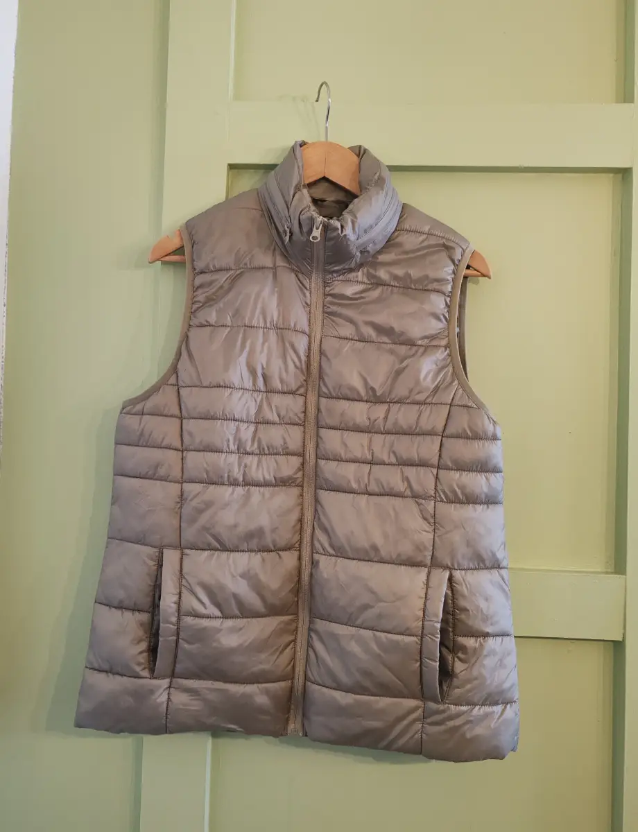Brave Soul Hooded Gilet Bodywarmer Womens Size UK12 Autumn Outerwear Jacket Overlay