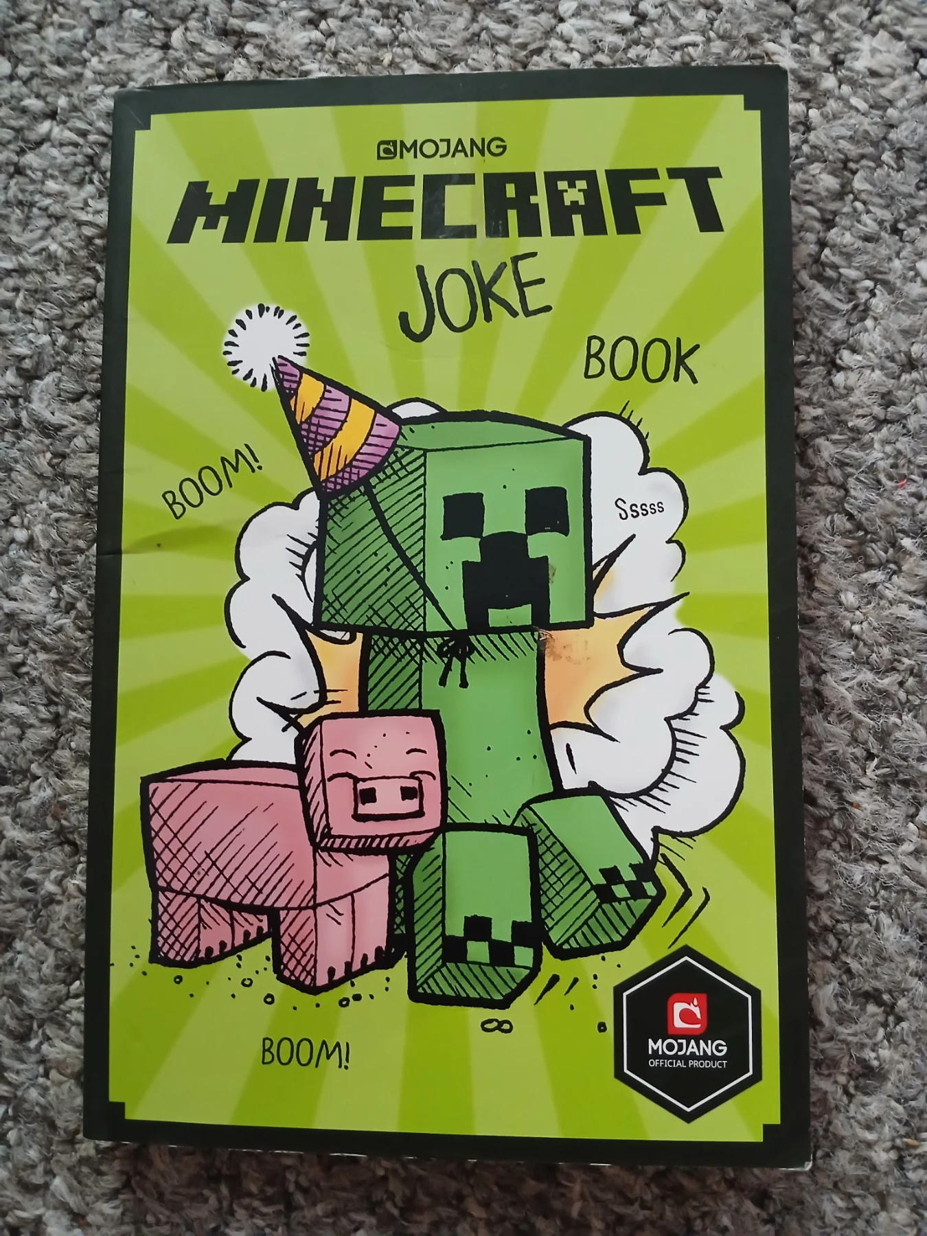 Mojang Minecraft Joke Book