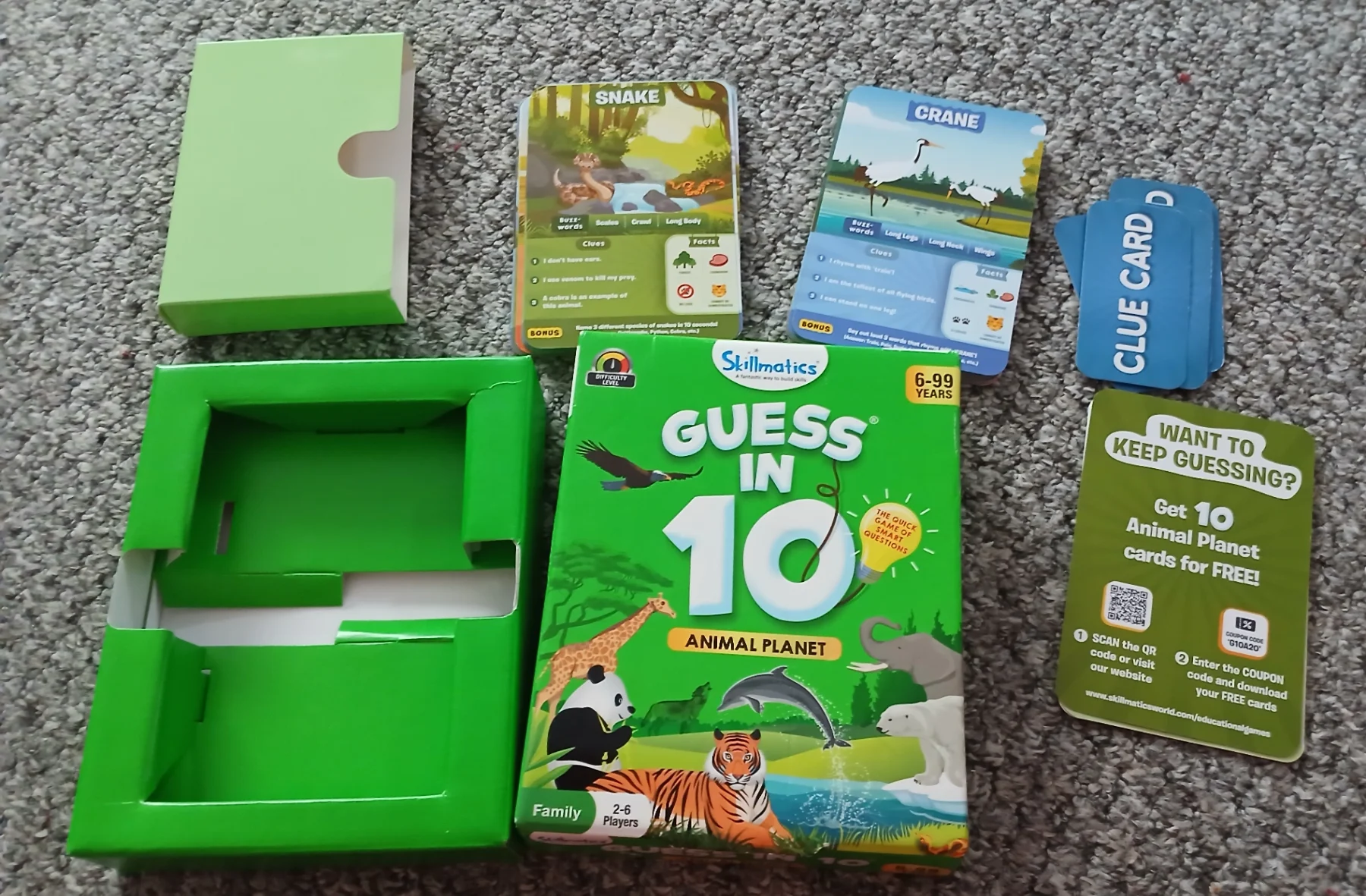 Skillmatics Guess in 10 Animal Planet age 6-99 yrs