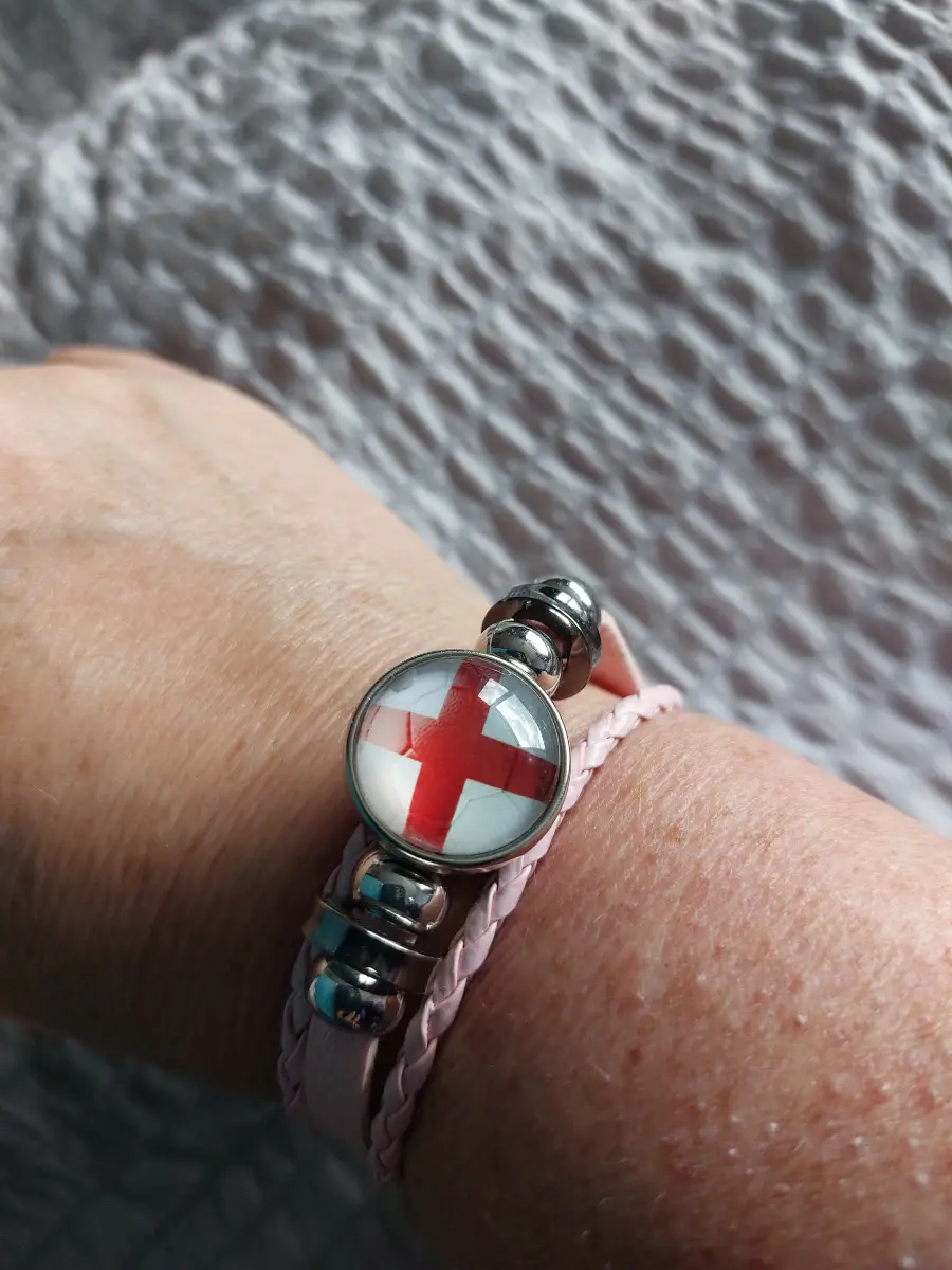 England football supporters bracelet
