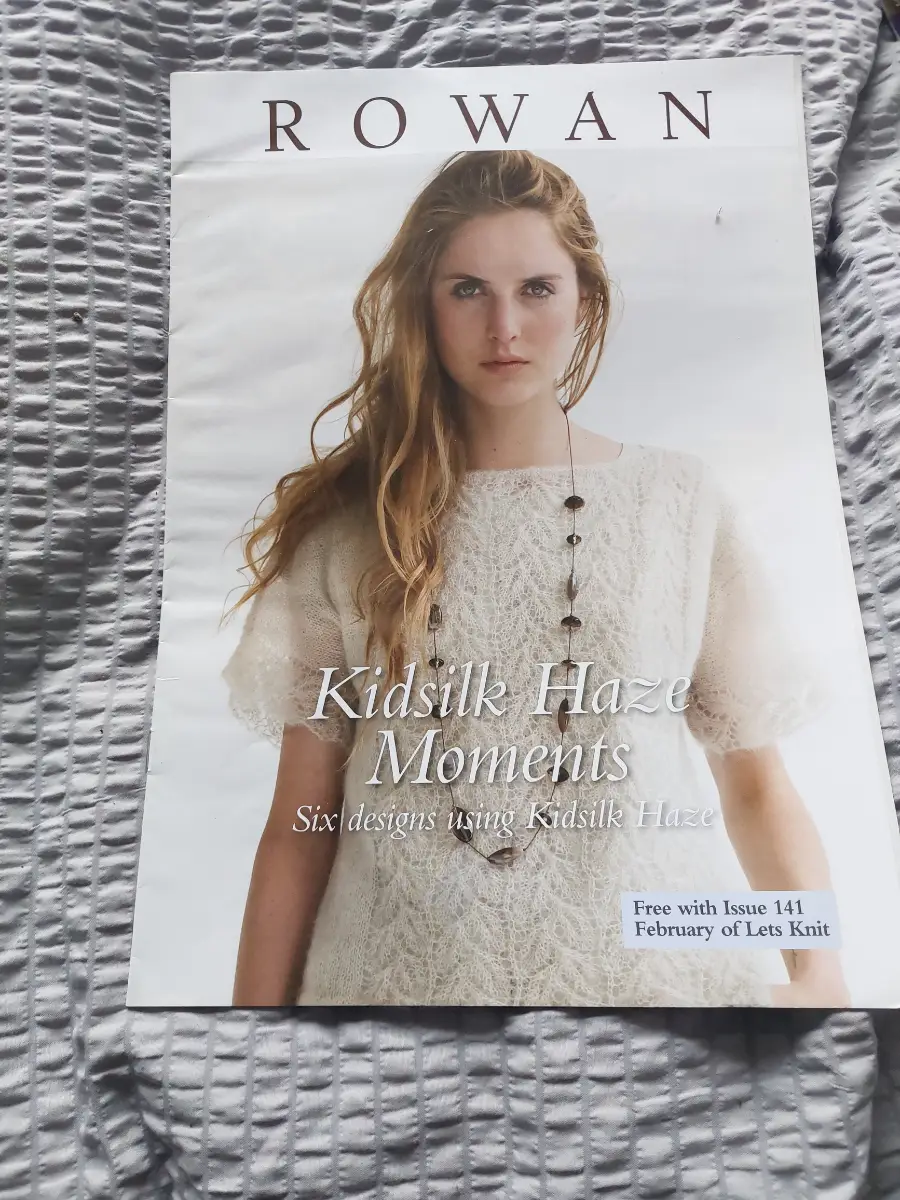 Rowan Kidsilk Haze Moments knitting pattern booklet