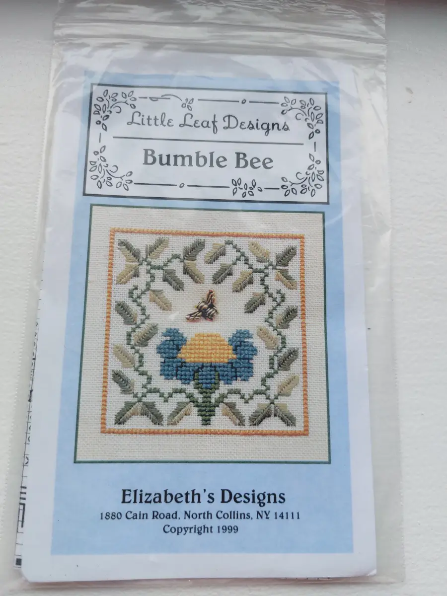 Elizabeth's Designs Bumble Bee cross stitch chart