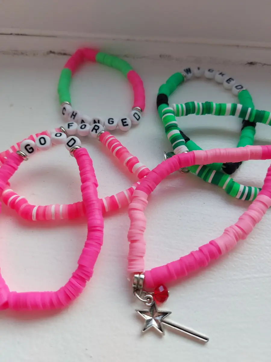 Six good witch/bad witch friendship bracelets